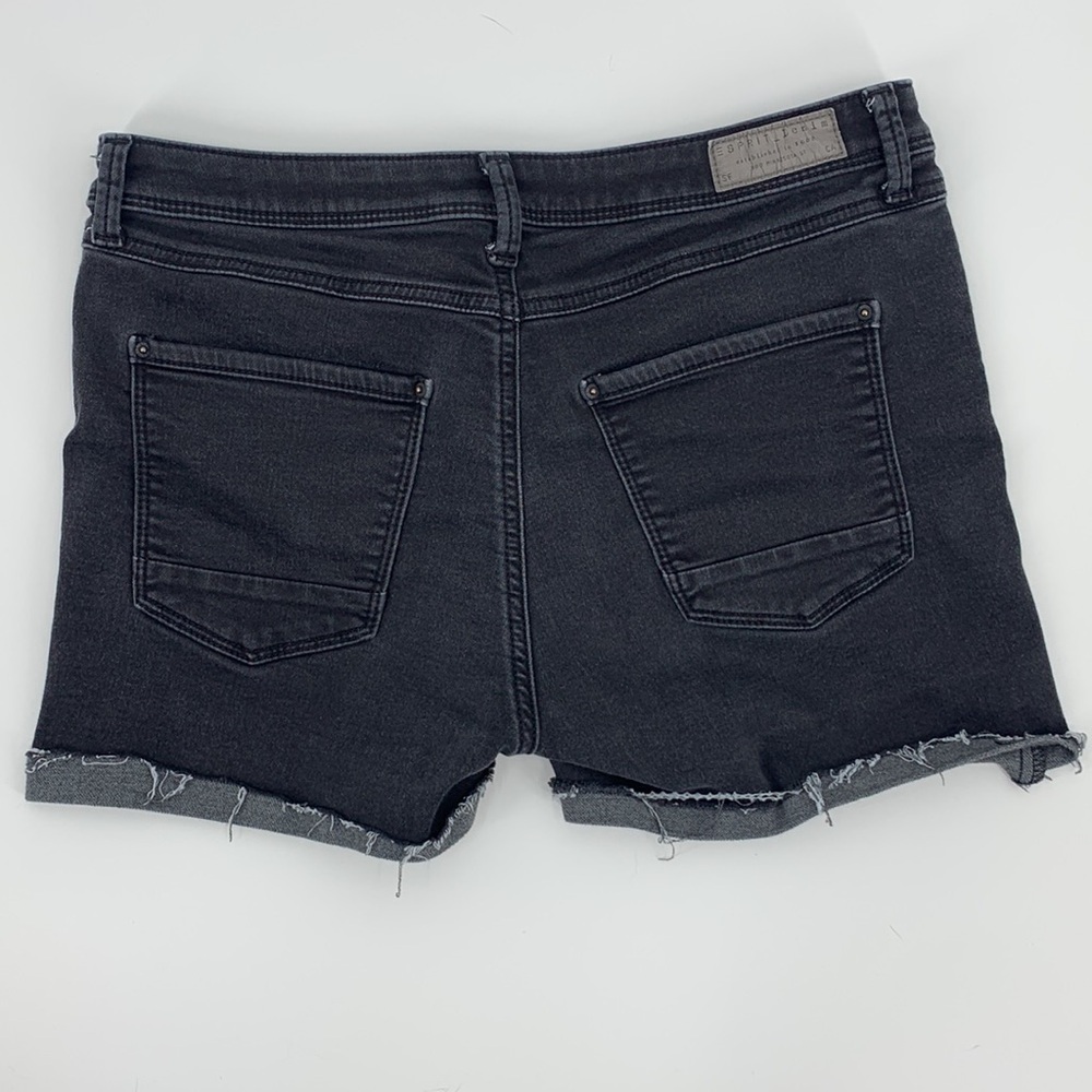 Esprit Black Denim Shorts Women’s Size 29 - Picture 2 of 5
